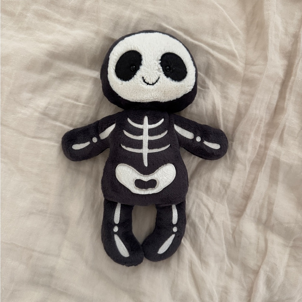 Jellycat Skeleton Bob Plush 12" Stuffed Animal Toy *Flaw* - Picture 1 of 8